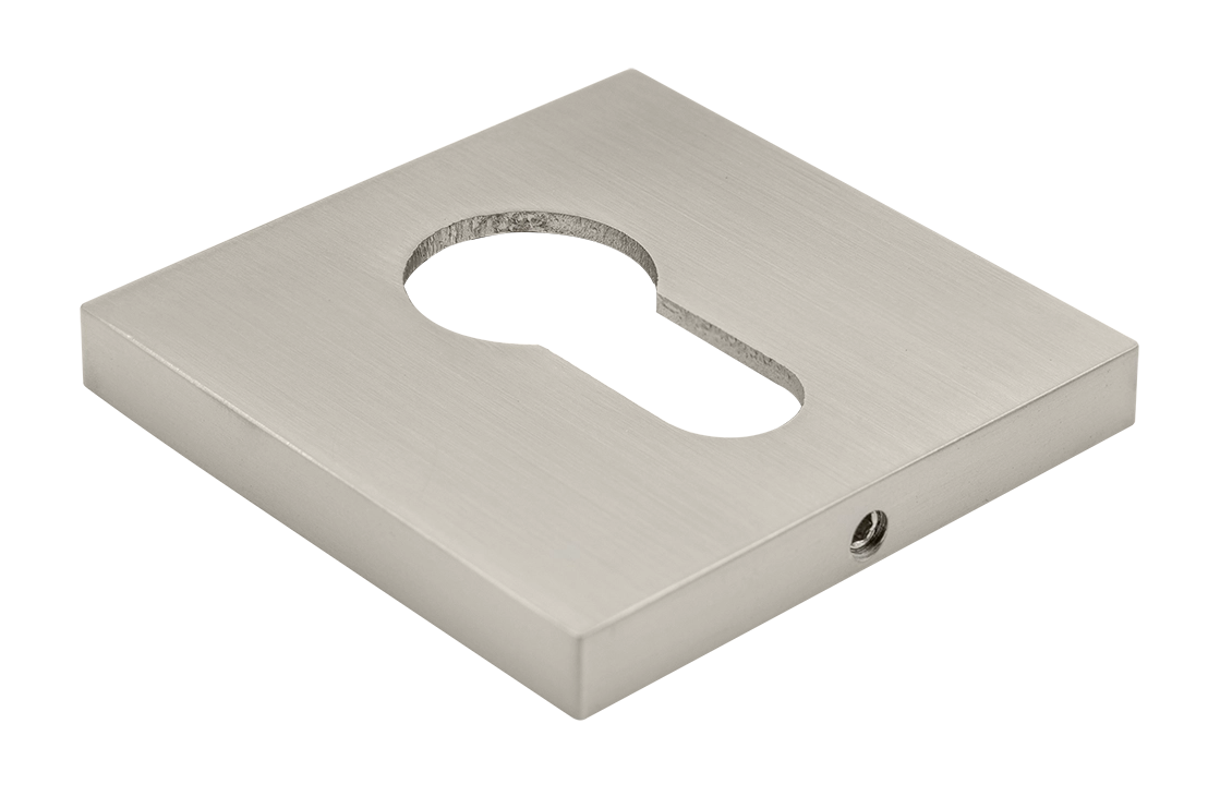 Накладка на замок MH-KH-S6 MSN под евроцилиндр, цвет матовый хром фото купить Ростов-на-Дону