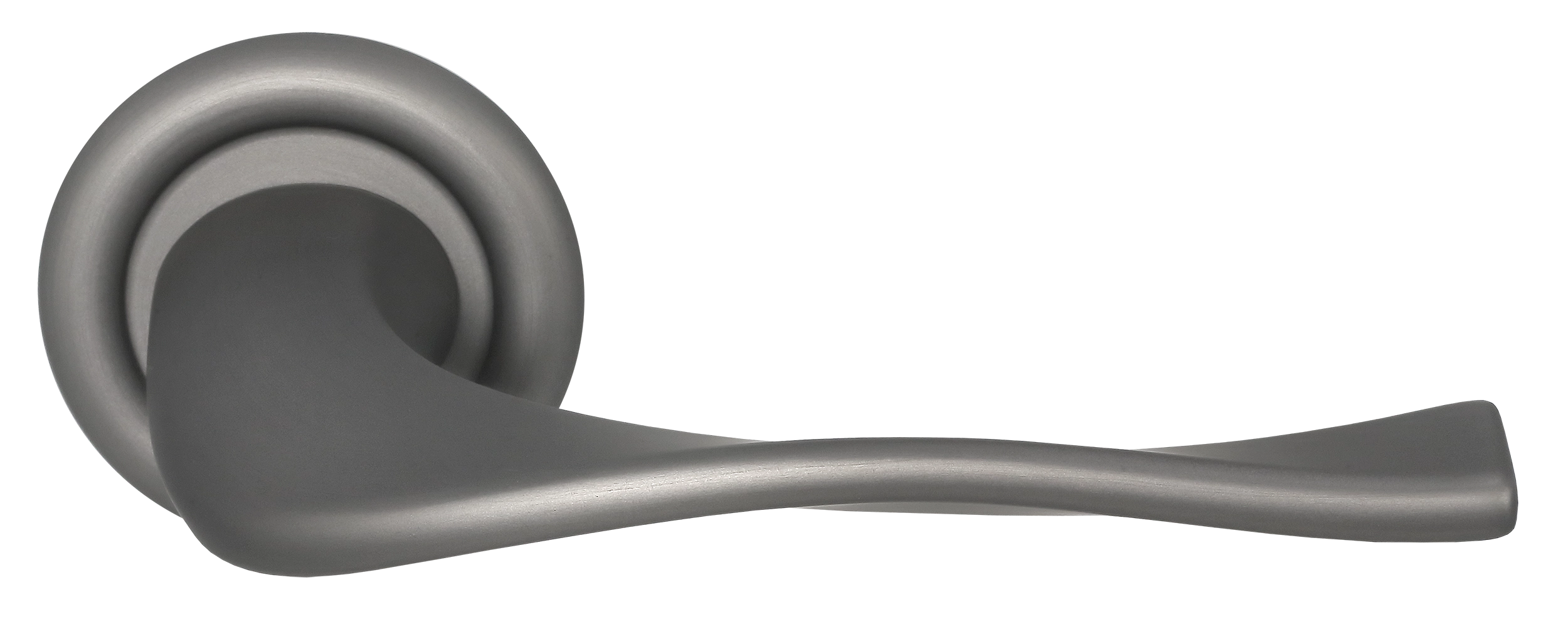 Ручка дверная SKYSCRAPER R7 WF на круглой розетке, цвет Зимняя стужа/Winter Frost фото купить Ростов-на-Дону