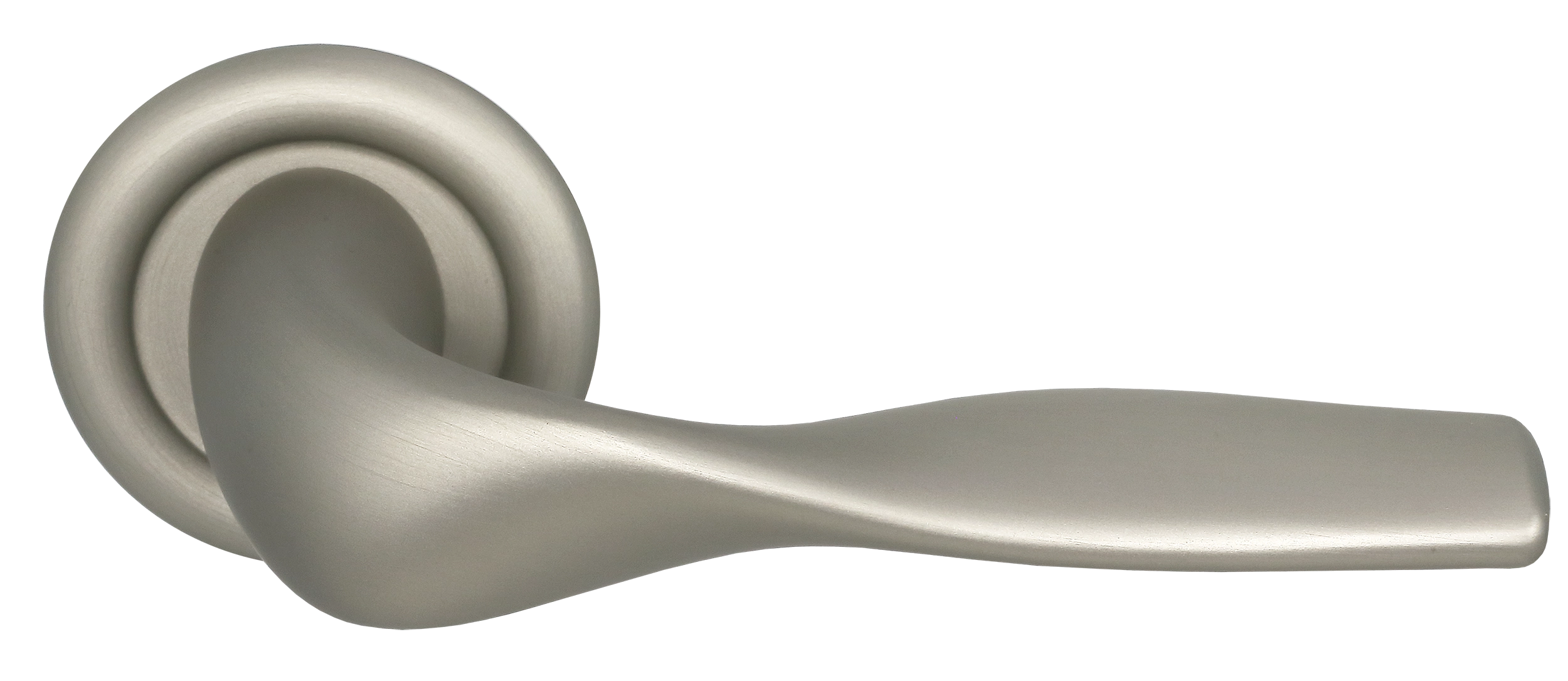 Ручка дверная LVB R7 SMI на круглой розетке, цвет Весенняя дымка/Spring Mist фото купить Ростов-на-Дону