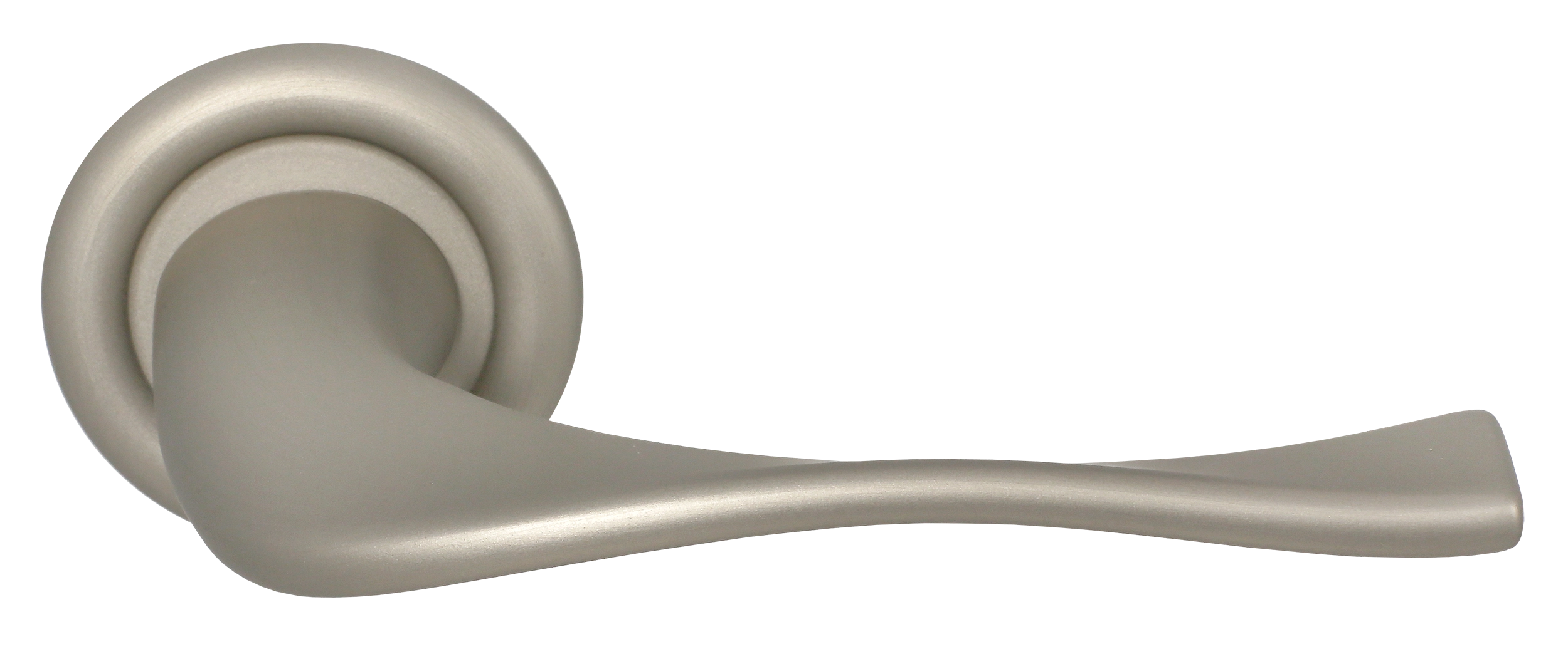 Ручка дверная SKYSCRAPER R7 SMI на круглой розетке, цвет Весенняя дымка/Spring Mist фото купить Ростов-на-Дону