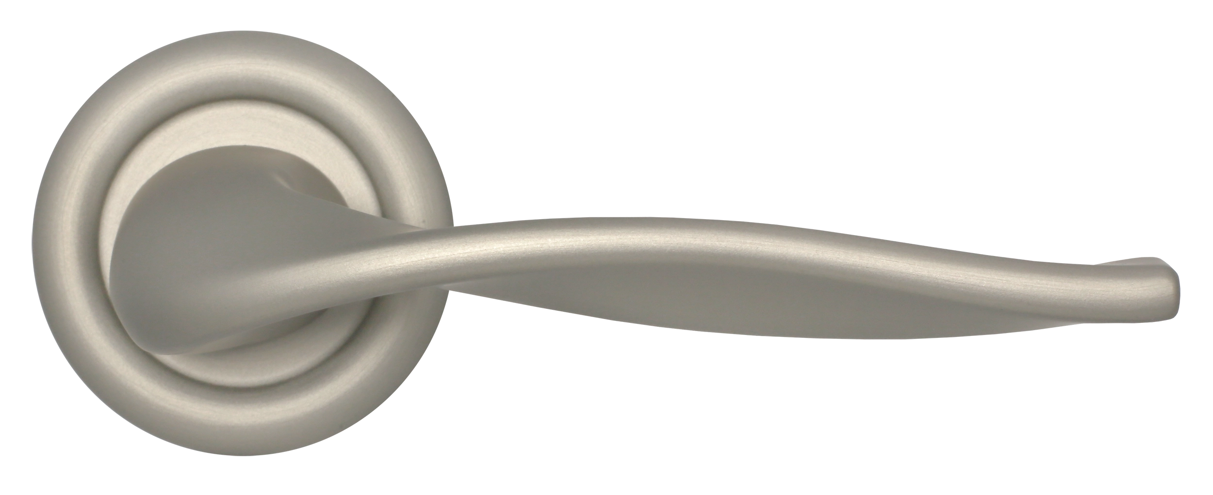 Ручка дверная SKYSCRAPER R7 SMI на круглой розетке, цвет Весенняя дымка/Spring Mist фото купить в Ростове-на-Дону