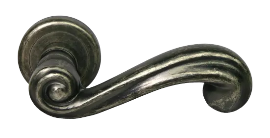 PLAZA, ручка дверная CC-1 FEA, цвет - состаренное серебро фото купить Ростов-на-Дону