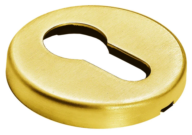 LUX-KH-R5 OSA, накладка на евроцилиндр, цвет - матовое золото фото купить Ростов-на-Дону