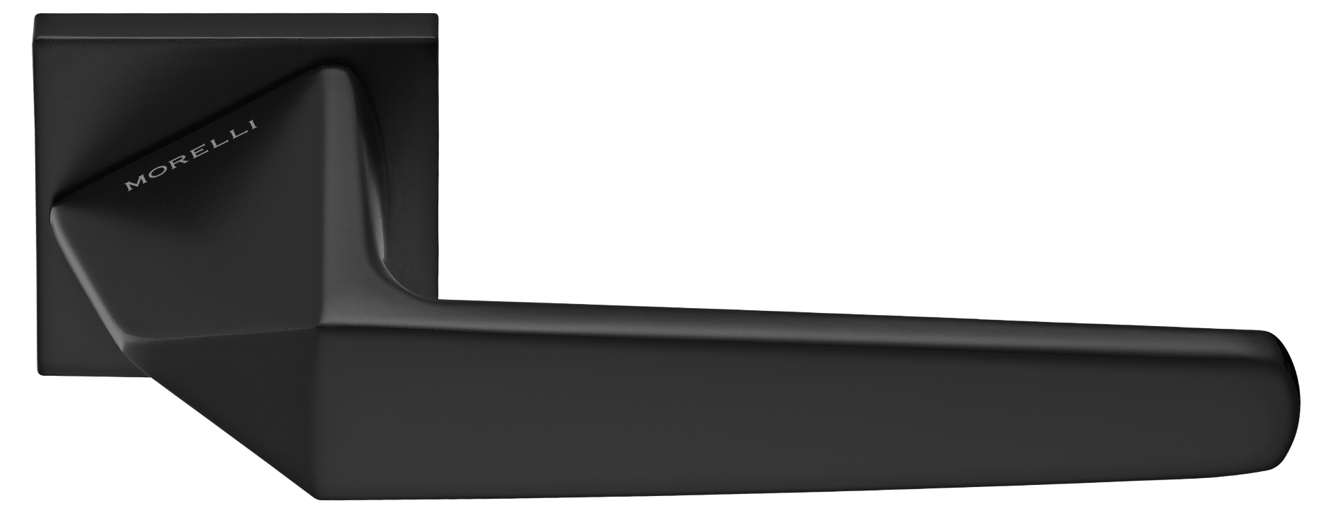 SOUK ручка дверная на квадратной розетке 6 мм, MH-55-S6 BL, цвет - черный фото купить Ростов-на-Дону