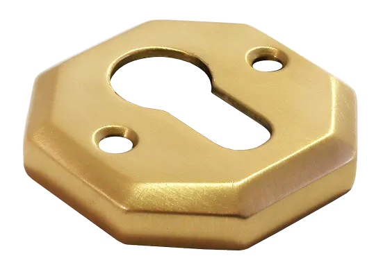 LUX-KH-Y OSA, накладка на евроцилиндр, цвет - матовое золото фото купить Ростов-на-Дону